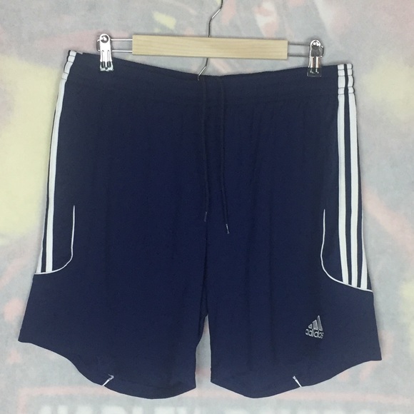adidas Other - Adidas Shorts 3 Stripes Navy White XXL Athletic